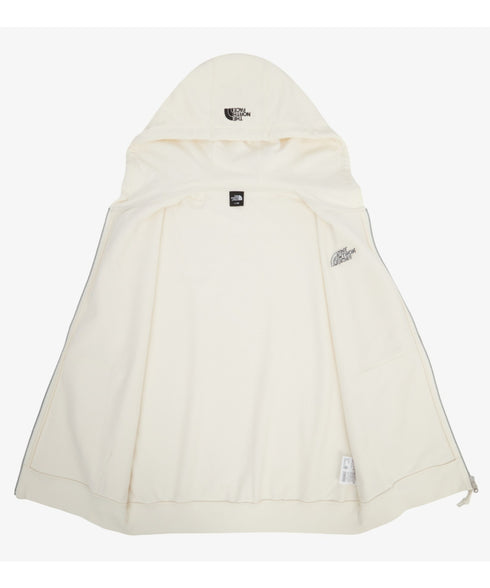 THE NORTH FACE(ザ・ノースフェイス)/ワンポイント ロゴ刺繍 ジップパーカー フーディ/M'S CORE HOOD ZIP UP | IM2253016 | クリーム