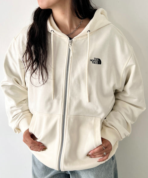 THE NORTH FACE(ザ・ノースフェイス)/ワンポイント ロゴ刺繍 ジップパーカー フーディ/M'S CORE HOOD ZIP UP | IM2253016 | クリーム