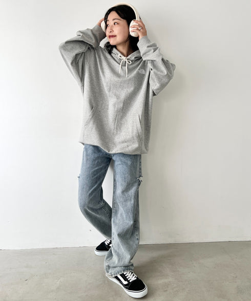 THE NORTH FACE(ザ・ノースフェイス)/ワンポイント ロゴ刺繍 パーカー フーディ/M'S CORE HOODIE | IM2253017 | グレー