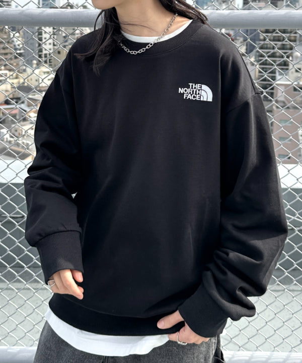THE NORTH FACE(ザ・ノースフェイス)/ワンポイント ロゴ刺繍 スウェット サイズ展開豊富 大きめサイズあり/M'S CORE SWEATSHIRTS | IM2253018 | ブラック