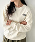 THE NORTH FACE(ザ・ノースフェイス)/ワンポイント ロゴ刺繍 スウェット サイズ展開豊富 大きめサイズあり/M'S CORE SWEATSHIRTS | IM2253018 | クリーム