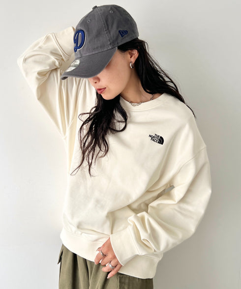 THE NORTH FACE(ザ・ノースフェイス)/ワンポイント ロゴ刺繍 スウェット サイズ展開豊富 大きめサイズあり/M'S CORE SWEATSHIRTS | IM2253018 | クリーム