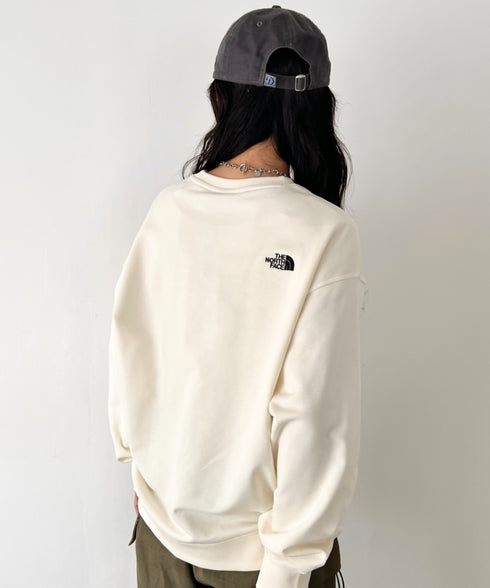 THE NORTH FACE(ザ・ノースフェイス)/ワンポイント ロゴ刺繍 スウェット サイズ展開豊富 大きめサイズあり/M'S CORE SWEATSHIRTS | IM2253018 | クリーム
