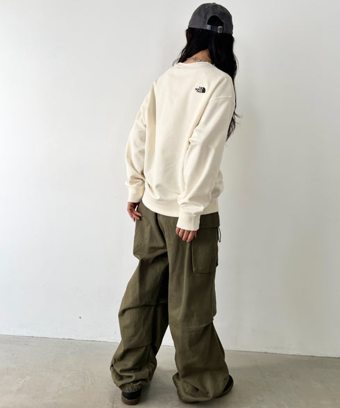 THE NORTH FACE(ザ・ノースフェイス)/ワンポイント ロゴ刺繍 スウェット サイズ展開豊富 大きめサイズあり/M'S CORE SWEATSHIRTS | IM2253018 | クリーム