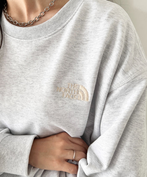THE NORTH FACE(ザ・ノースフェイス)/ワンポイント ロゴ刺繍 スウェット サイズ展開豊富 大きめサイズあり/M'S CORE SWEATSHIRTS | IM2253018 | シルバー