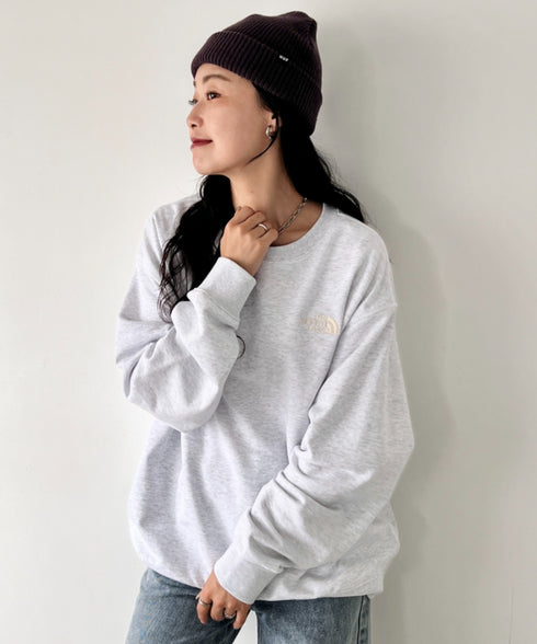 THE NORTH FACE(ザ・ノースフェイス)/ワンポイント ロゴ刺繍 スウェット サイズ展開豊富 大きめサイズあり/M'S CORE SWEATSHIRTS | IM2253018 | シルバー