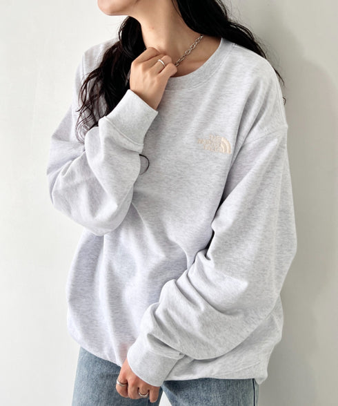 THE NORTH FACE(ザ・ノースフェイス)/ワンポイント ロゴ刺繍 スウェット サイズ展開豊富 大きめサイズあり/M'S CORE SWEATSHIRTS | IM2253018 | シルバー