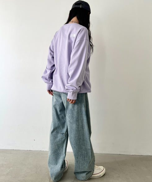 THE NORTH FACE(ザ・ノースフェイス)/ワンポイント ロゴ刺繍 スウェット サイズ展開豊富 大きめサイズあり/M'S CORE SWEATSHIRTS | IM2253018 | ラベンダー