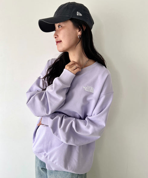THE NORTH FACE(ザ・ノースフェイス)/ワンポイント ロゴ刺繍 スウェット サイズ展開豊富 大きめサイズあり/M'S CORE SWEATSHIRTS | IM2253018 | ラベンダー