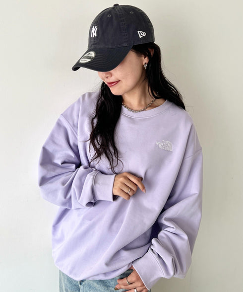 THE NORTH FACE(ザ・ノースフェイス)/ワンポイント ロゴ刺繍 スウェット サイズ展開豊富 大きめサイズあり/M'S CORE SWEATSHIRTS | IM2253018 | ラベンダー