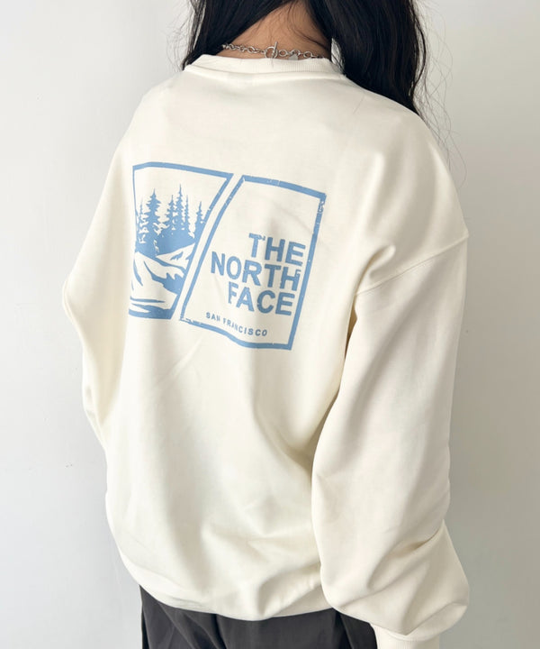 THE NORTH FACE(ザ・ノースフェイス)/バックプリント ロゴ ルーズフィット スウェット/M'S BOSQUE SWEATSHIRTS | IM2253019 | クリーム