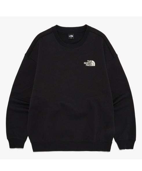 THE NORTH FACE(ザ・ノースフェイス)/バックプリント ロゴ ルーズフィット スウェット/M'S BOSQUE SWEATSHIRTS | IM2253019 | ブラック