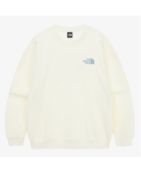 THE NORTH FACE(ザ・ノースフェイス)/バックプリント ロゴ ルーズフィット スウェット/M'S BOSQUE SWEATSHIRTS | IM2253019 | クリーム