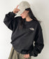 THE NORTH FACE(ザ・ノースフェイス)/バックプリント ロゴ ルーズフィット スウェット/M'S BOSQUE SWEATSHIRTS | IM2253019 | ブラック