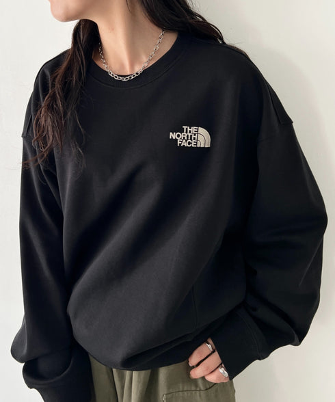 THE NORTH FACE(ザ・ノースフェイス)/バックプリント ロゴ ルーズフィット スウェット/M'S BOSQUE SWEATSHIRTS | IM2253019 | ブラック