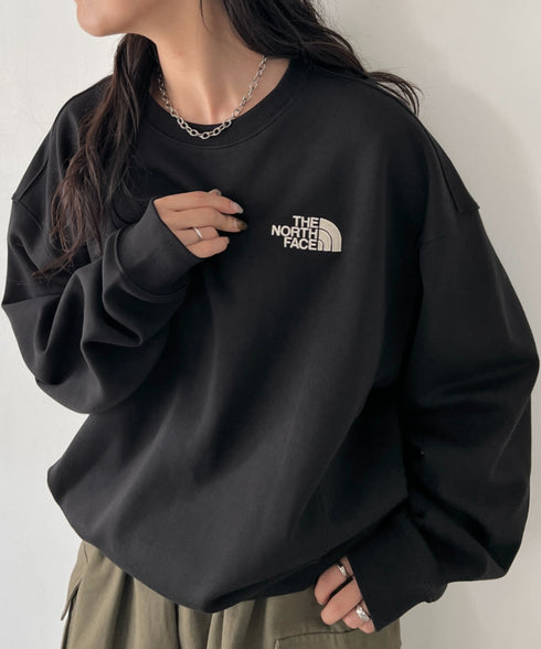 THE NORTH FACE(ザ・ノースフェイス)/バックプリント ロゴ ルーズフィット スウェット/M'S BOSQUE SWEATSHIRTS | IM2253019 | ブラック