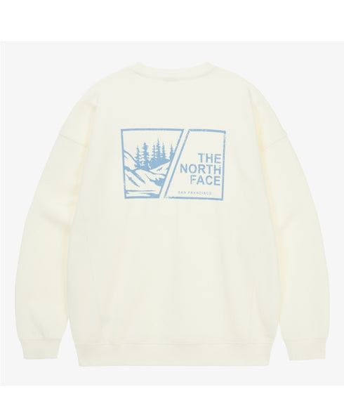 THE NORTH FACE(ザ・ノースフェイス)/バックプリント ロゴ ルーズフィット スウェット/M'S BOSQUE SWEATSHIRTS | IM2253019 | クリーム