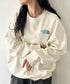THE NORTH FACE(ザ・ノースフェイス)/バックプリント ロゴ ルーズフィット スウェット/M'S BOSQUE SWEATSHIRTS | IM2253019 | クリーム