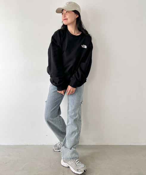 THE NORTH FACE(ザ・ノースフェイス)/バックプリント コットン スウェット クルーネック 大きめサイズあり/M'S SEOUL FOUR SEASONS SWEATSHIRTS | IM2253020 | ブラック系その他