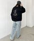 THE NORTH FACE(ザ・ノースフェイス)/バックプリント コットン スウェット クルーネック 大きめサイズあり/M'S SEOUL FOUR SEASONS SWEATSHIRTS | IM2253020 | ブラック