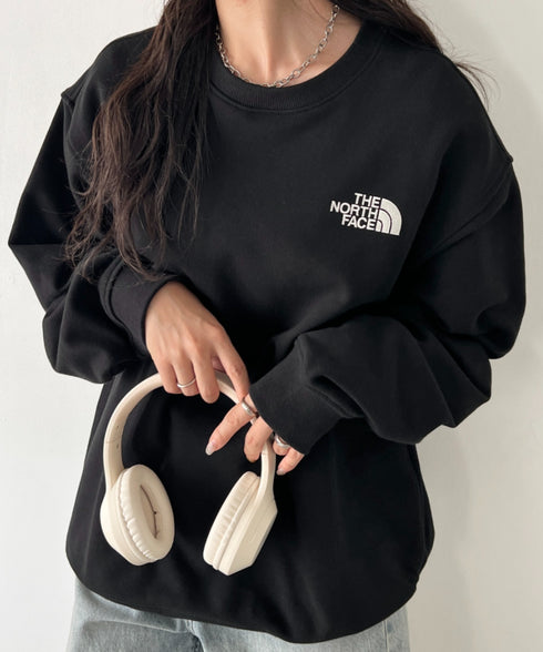 THE NORTH FACE(ザ・ノースフェイス)/バックプリント コットン スウェット クルーネック 大きめサイズあり/M'S SEOUL FOUR SEASONS SWEATSHIRTS | IM2253020 | ブラック