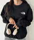 THE NORTH FACE(ザ・ノースフェイス)/バックプリント コットン スウェット クルーネック 大きめサイズあり/M'S SEOUL FOUR SEASONS SWEATSHIRTS | IM2253020 | ブラック