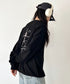 THE NORTH FACE(ザ・ノースフェイス)/バックプリント コットン スウェット クルーネック 大きめサイズあり/M'S SEOUL FOUR SEASONS SWEATSHIRTS | IM2253020 | ブラック