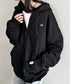 THE NORTH FACE(ザ・ノースフェイス)/ESSENTIAL HOOD ZIP UP/ワンポイント ロゴ ジップパーカー フーディ タックデザイン | IM2253021 | ブラック