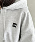 THE NORTH FACE(ザ・ノースフェイス)/ESSENTIAL HOOD ZIP UP/ワンポイント ロゴ ジップパーカー フーディ タックデザイン | IM2253021 | グレー