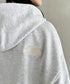 THE NORTH FACE(ザ・ノースフェイス)/ESSENTIAL HOOD ZIP UP/ワンポイント ロゴ ジップパーカー フーディ タックデザイン | IM2253021 | グレー