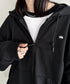 THE NORTH FACE(ザ・ノースフェイス)/ESSENTIAL HOOD ZIP UP/ワンポイント ロゴ ジップパーカー フーディ タックデザイン | IM2253021 | ブラック