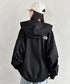 THE NORTH FACE(ザ・ノースフェイス)/ESSENTIAL HOOD ZIP UP/ワンポイント ロゴ ジップパーカー フーディ タックデザイン | IM2253021 | ブラック