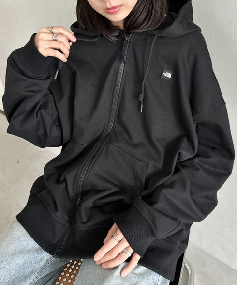 THE NORTH FACE(ザ・ノースフェイス)/ESSENTIAL HOOD ZIP UP/ワンポイント ロゴ ジップパーカー フーディ タックデザイン | IM2253021 | ブラック