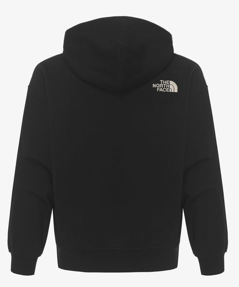 THE NORTH FACE(ザ・ノースフェイス)/ESSENTIAL HOOD ZIP UP/ワンポイント ロゴ ジップパーカー フーディ タックデザイン | IM2253021 | ブラック