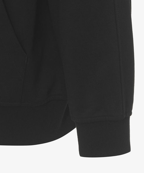 THE NORTH FACE(ザ・ノースフェイス)/ESSENTIAL HOOD ZIP UP/ワンポイント ロゴ ジップパーカー フーディ タックデザイン | IM2253021 | ブラック