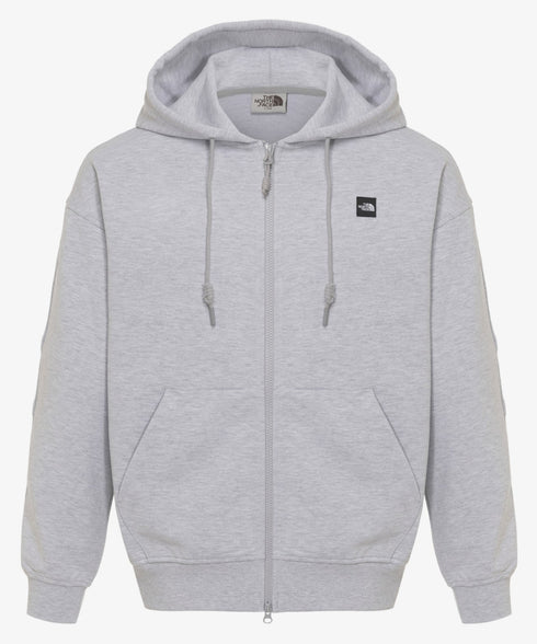THE NORTH FACE(ザ・ノースフェイス)/ESSENTIAL HOOD ZIP UP/ワンポイント ロゴ ジップパーカー フーディ タックデザイン | IM2253021 | グレー