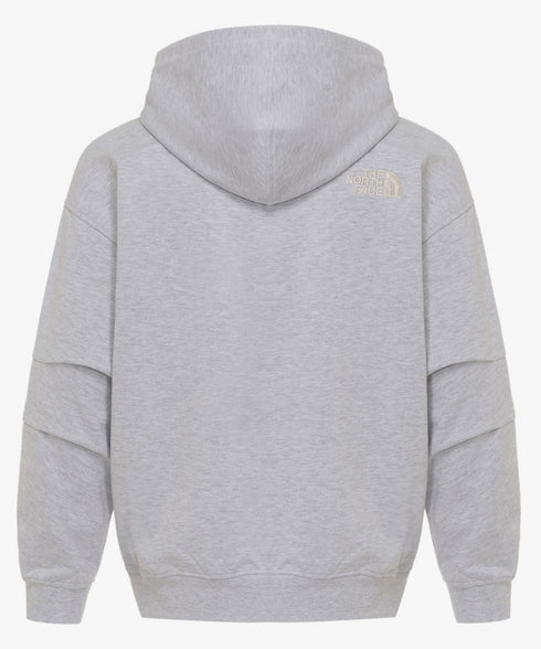 THE NORTH FACE(ザ・ノースフェイス)/ESSENTIAL HOOD ZIP UP/ワンポイント ロゴ ジップパーカー フーディ タックデザイン | IM2253021 | グレー