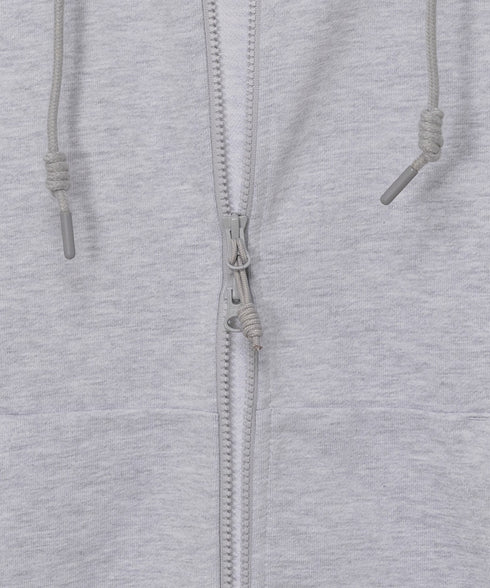 THE NORTH FACE(ザ・ノースフェイス)/ESSENTIAL HOOD ZIP UP/ワンポイント ロゴ ジップパーカー フーディ タックデザイン | IM2253021 | グレー