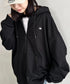 THE NORTH FACE(ザ・ノースフェイス)/ESSENTIAL HOOD ZIP UP/ワンポイント ロゴ ジップパーカー フーディ タックデザイン | IM2253021 | ブラック