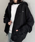 THE NORTH FACE(ザ・ノースフェイス)/ESSENTIAL HOOD ZIP UP/ワンポイント ロゴ ジップパーカー フーディ タックデザイン | IM2253021 | ブラック
