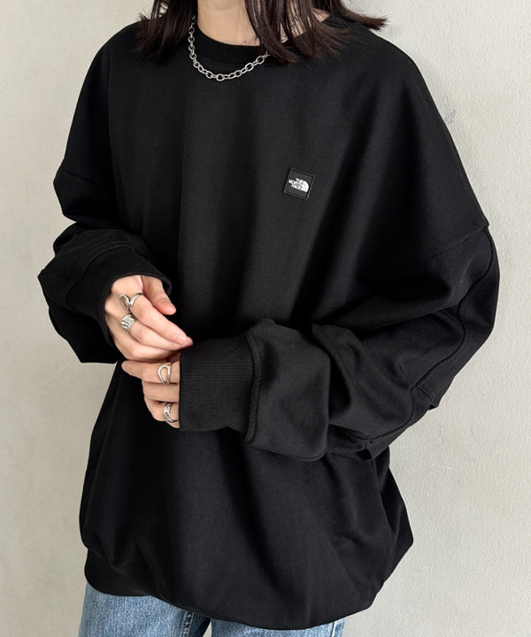 THE NORTH FACE(ザ・ノースフェイス)/ワンポイント ロゴ スウェット サイズ展開豊富 大きめサイズあり/ESSENTIAL SWEATSHIRTS | IM2253022 | ブラック