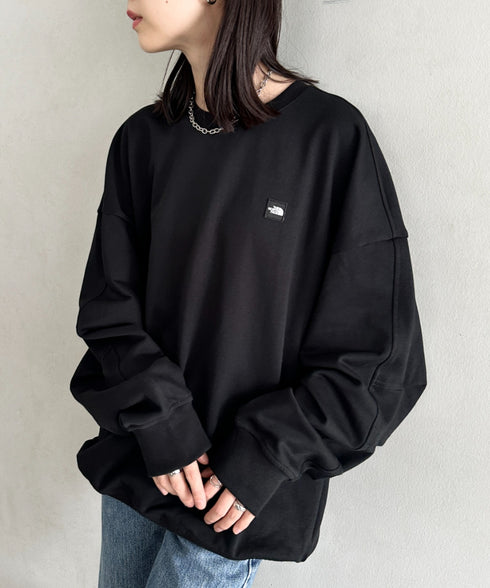 THE NORTH FACE(ザ・ノースフェイス)/ワンポイント ロゴ スウェット サイズ展開豊富 大きめサイズあり/ESSENTIAL SWEATSHIRTS | IM2253022 | ブラック