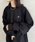 THE NORTH FACE(ザ・ノースフェイス)/ワンポイント ロゴ スウェット サイズ展開豊富 大きめサイズあり/ESSENTIAL SWEATSHIRTS | IM2253022 | ブラック