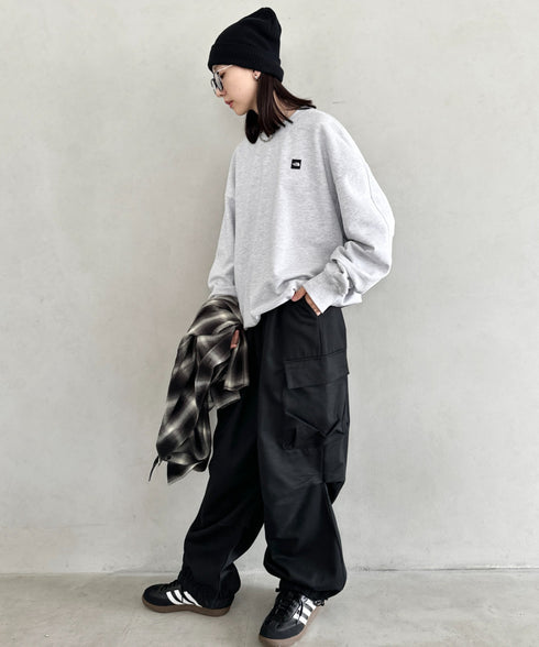 THE NORTH FACE(ザ・ノースフェイス)/ワンポイント ロゴ スウェット サイズ展開豊富 大きめサイズあり/ESSENTIAL SWEATSHIRTS | IM2253022 | グレー