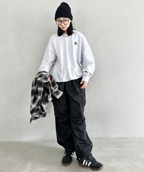 THE NORTH FACE(ザ・ノースフェイス)/ワンポイント ロゴ スウェット サイズ展開豊富 大きめサイズあり/ESSENTIAL SWEATSHIRTS | IM2253022 | グレー