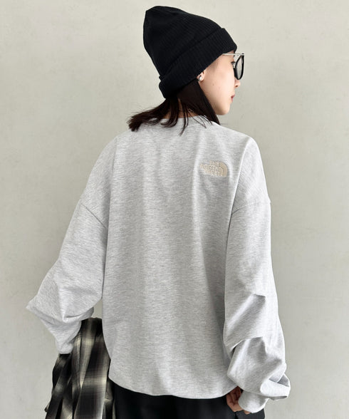 THE NORTH FACE(ザ・ノースフェイス)/ワンポイント ロゴ スウェット サイズ展開豊富 大きめサイズあり/ESSENTIAL SWEATSHIRTS | IM2253022 | グレー
