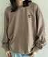 THE NORTH FACE(ザ・ノースフェイス)/ワンポイント ロゴ スウェット サイズ展開豊富 大きめサイズあり/ESSENTIAL SWEATSHIRTS | IM2253022 | ブラウン