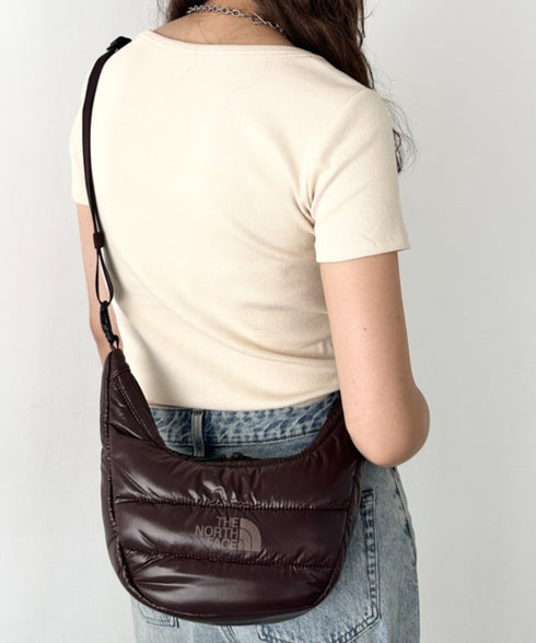 THE NORTH FACE(ザ・ノースフェイス)/ 2WAY 軽量 ミニショルダー ホーボーバッグ クロスバッグ ハンドバッグ/NEW HOBO BAG MINI | IM1253023 | ダークブラウン