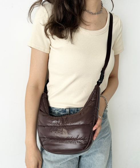 THE NORTH FACE(ザ・ノースフェイス)/ 2WAY 軽量 ミニショルダー ホーボーバッグ クロスバッグ ハンドバッグ/NEW HOBO BAG MINI | IM1253023 | ダークブラウン