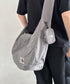 THE NORTH FACE(ザ・ノースフェイス)/A4対応 軽量 大容量 ショルダー ホーボーバッグ/WL HOBO SHOULDER BAG L | IM1253024 | チャコールグレー